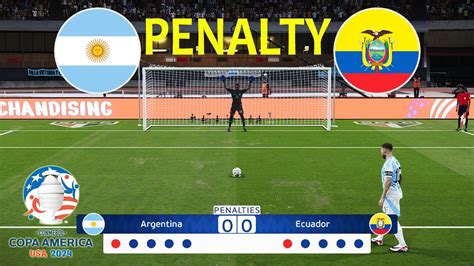 Argentina vs. Ecuador: Full Penalty Shootout .